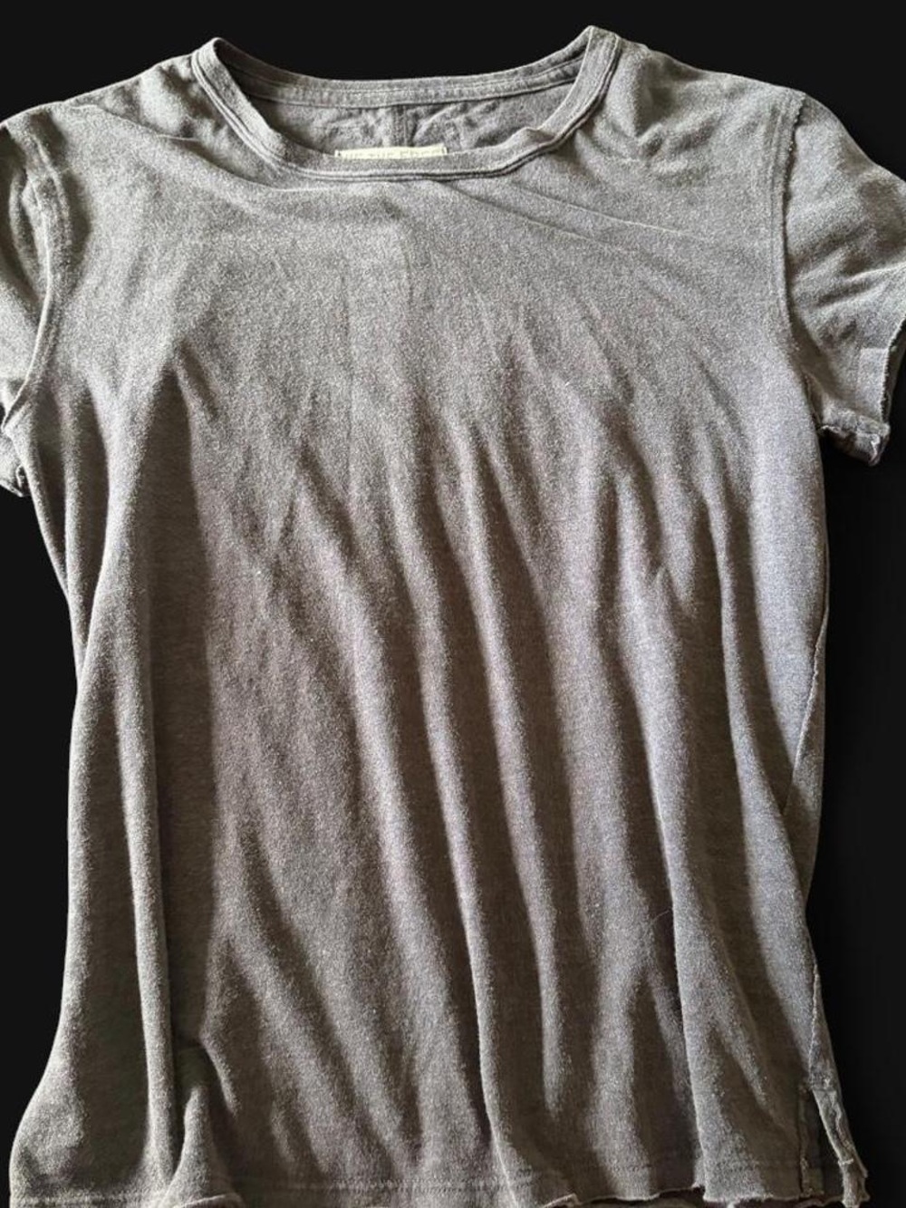 Free people charcoal stone grey top